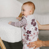 *PREORDER* Plush sleep sack - Pansies (1.5 togs)