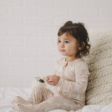 Blush Goose Bamboo Zippy Romper