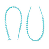 Silicone Accessory Tether 2-Pack: Blue