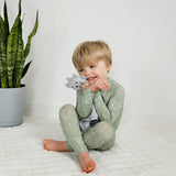 Bamboo Toddler Two-Piece Pajama - Sage Cactus