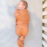 Bamboo Muslin Swaddle - Burnt Orange