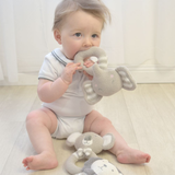 Eli the Elephant Knitted Rattle