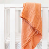 Bamboo Muslin Swaddle - Burnt Orange