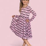 *PREORDER* BATTY BOWS LONG SLEEVE DREAM RUFFLE DRESS