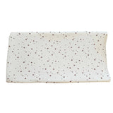 Bamboo Premium Changing Pad Cover - Brown Stars