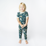 Prehistoric Friends Dinosaur 2 Piece Kids Bamboo Pajamas