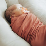 Ribbed Swaddle Blanket - Rust