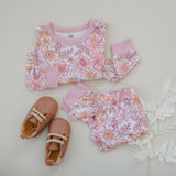 Blush Blooms 2pc Bamboo PJ Set