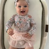 *PREORDER* AUTUMN BLOSSOM DREAM TUTU LONG SLEEVE BODYSUIT DRESS