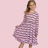 *PREORDER* BATTY BOWS LONG SLEEVE DREAM RUFFLE DRESS