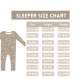 Bamboo Sleeper Taupe Woodland Animal