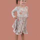 *PREORDER* AUTUMN BLOSSOM LONG SLEEVE DREAM RUFFLE DRESS
