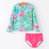 “Flamingo” Floral Boutique Swimsuit