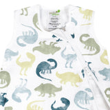 *PREORDER* Cotton muslin sleep sack - Brachiosaurus  (0.7 tog)