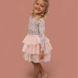 *PREORDER* AUTUMN BLOSSOM LONG SLEEVE DREAM TUTU DRESS