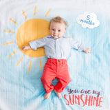 Baby's 1st Year Swaddle & Milestone Cards - Sunshine