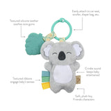 Itzy Pal™ Plush + Teether: Strawberry