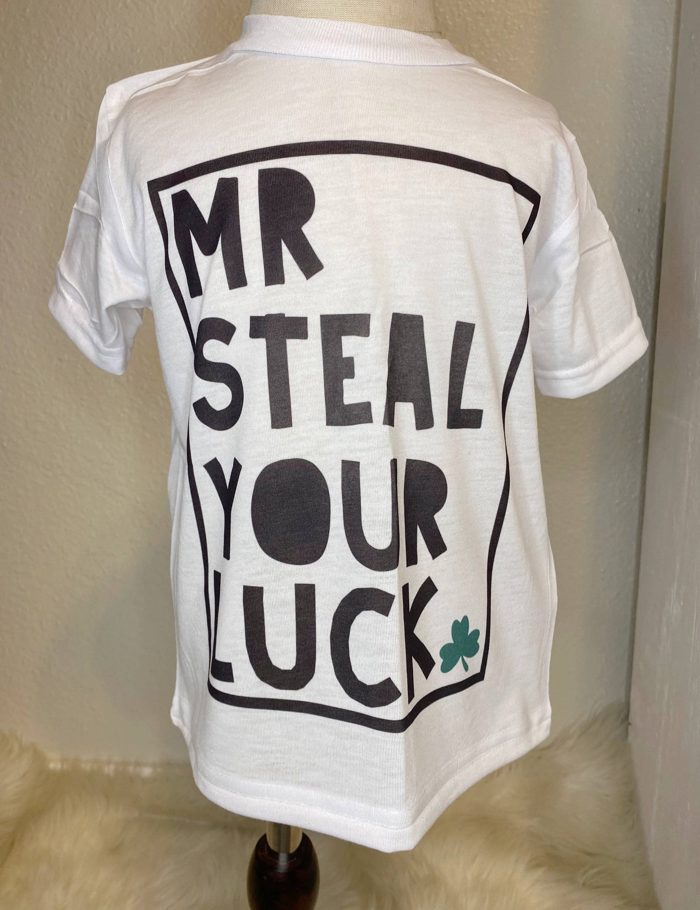 St. Patrick’s day Mr. steal your luck tshirt