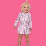 *PREORDER* BOO AND BOWS LONG SLEEVE DREAM BODYSUIT DRESS