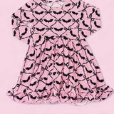*PREORDER* BATTY BOWS LONG SLEEVE DREAM RUFFLE DRESS