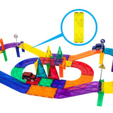 PicassoTiles 6 Piece Race Track Ramp Expansion Pack PTR06
