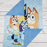 Baby Blue Character Printed Blanket