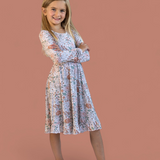 *PREORDER* AUTUMN BLOSSOM LONG SLEEVE DREAM RUFFLE DRESS