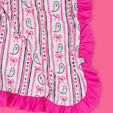 *PREORDER* BOO AND BOWS DREAM RUFFLE BLANKET
