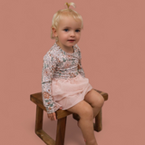 *PREORDER* AUTUMN BLOSSOM DREAM TUTU LONG SLEEVE BODYSUIT DRESS