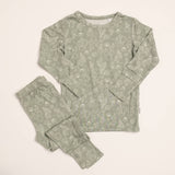 Bamboo Toddler Two-Piece Pajama - Sage Cactus