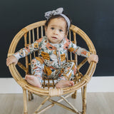 Boho Floral Bamboo Zippy Romper