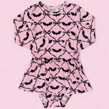 *PREORDER* BATTY BOWS LONG SLEEVE DREAM BODYSUIT DRESS