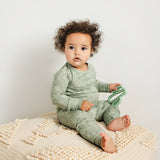 Bamboo Toddler Two-Piece Pajama - Sage Cactus