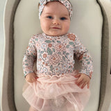 *PREORDER* AUTUMN BLOSSOM DREAM TUTU LONG SLEEVE BODYSUIT DRESS