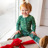 Minimalist Christmas Trees Bamboo Zippy Pajamas