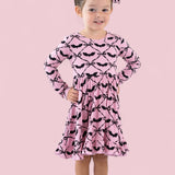 *PREORDER* BATTY BOWS LONG SLEEVE DREAM RUFFLE DRESS