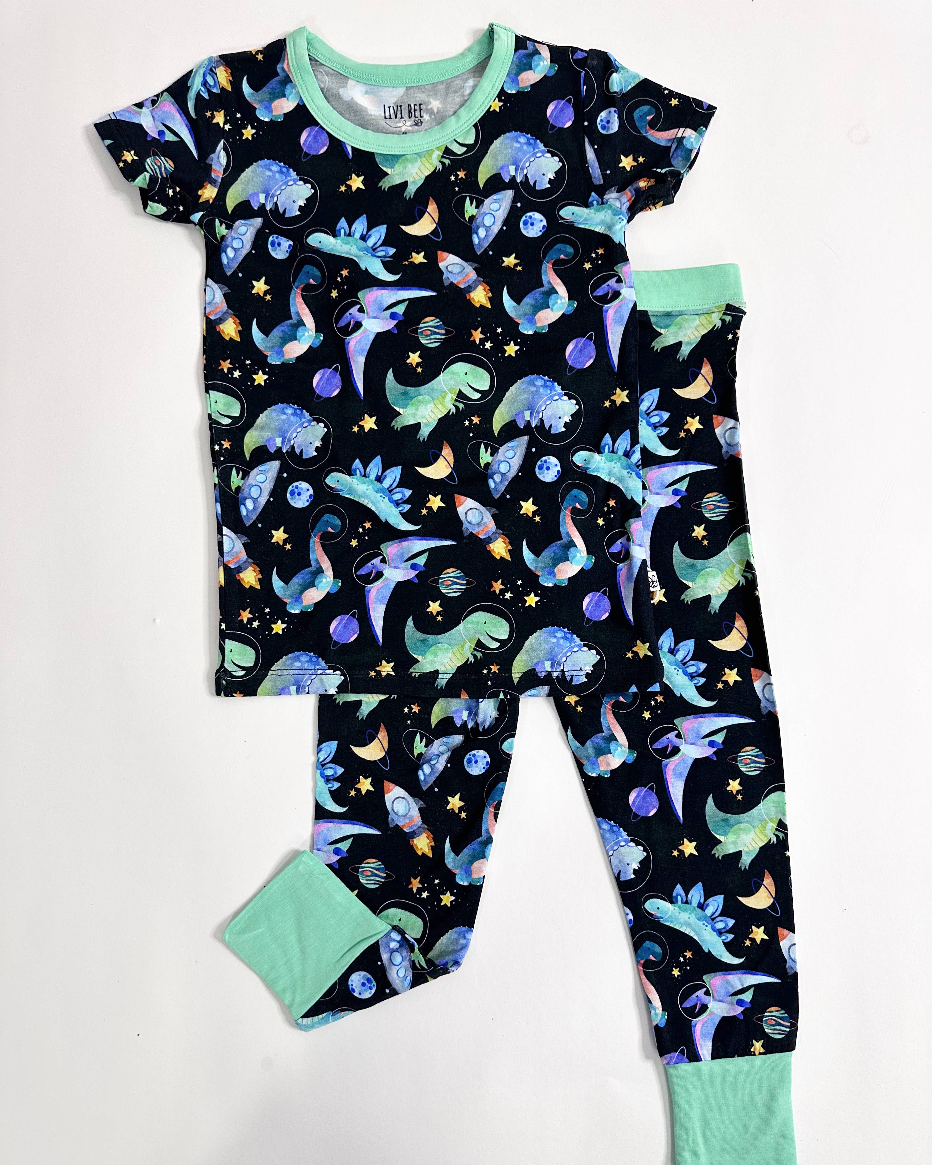 Space Dinos-2 Piece Pajama Set