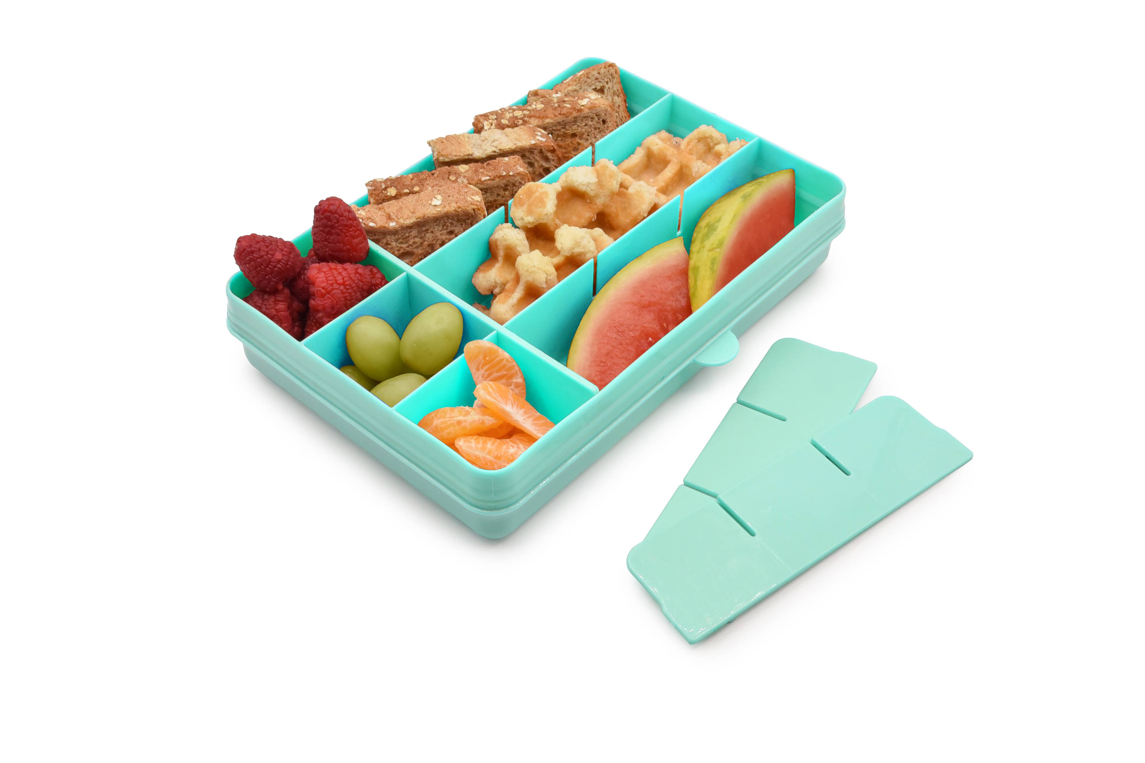 Snackle Box, Divided Snack Container with 12 Compartments