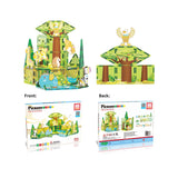 46pc Magnet Tile Building Block Safari Themed Set