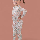 *PREORDER* AUTUMN BLOSSOM DREAM RUFFLE ROMPER