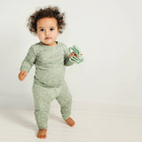 Bamboo Toddler Two-Piece Pajama - Sage Cactus