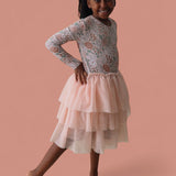 *PREORDER* AUTUMN BLOSSOM LONG SLEEVE DREAM TUTU DRESS
