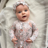 *PREORDER* AUTUMN BLOSSOM DREAM RUFFLE ROMPER