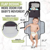 Ezee Portable Diaper Changing Pad, Foldable Changing Mat