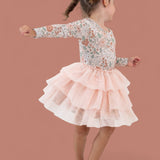 *PREORDER* AUTUMN BLOSSOM LONG SLEEVE DREAM TUTU DRESS
