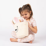 Rope Easter Basket - Cream Bunny, Lucy's Room