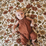 Bamboo Muslin Baby Swaddle - Bohemian Blooms