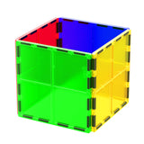 PicassoTiles 4pc Large Square Magnet Tiles Expansion Pack