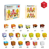 90 Piece Farm Harvesting Magnetic Cubes Set