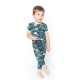 Prehistoric Friends Dinosaur 2 Piece Kids Bamboo Pajamas